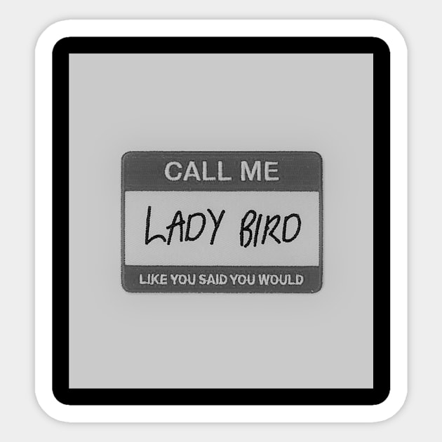 Lady Bird Sticker by GUIGARTS